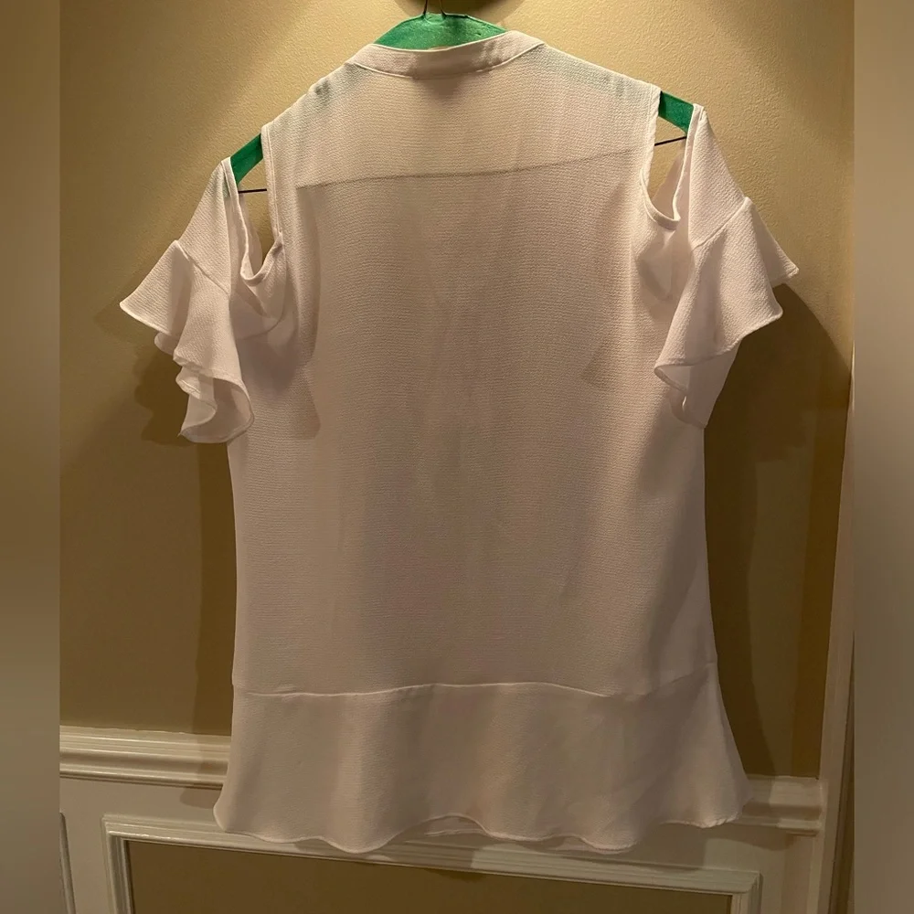 Michael Kors Cold Shoulder Top - Picture 2 of 5